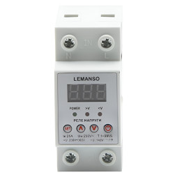 Voltage relay Lemanso LM31502-50A "Shield" warranty 2 years