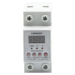 Voltage relay Lemanso LM31502-63A "Shield" warranty 2 years