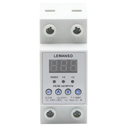 Voltage relay Lemanso LM31505-25A "Shield" warranty 5 years