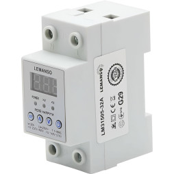Lemanso voltage relay LM31505-32A "Shield" warranty 5 years