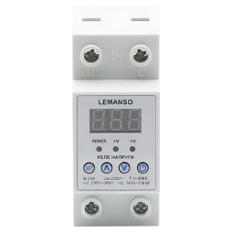 Lemanso voltage relay LM31505-32A "Shield" warranty 5 years