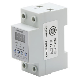 Lemanso voltage relay LM31505-40A "Shield" warranty 5 years