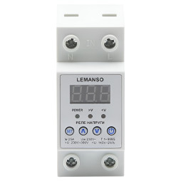 Lemanso voltage relay LM31505-40A "Shield" warranty 5 years