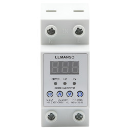 Lemanso voltage relay LM31505-50A "Shield" warranty 5 years