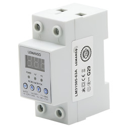 Lemanso voltage relay LM31505-63A "Shield" warranty 5 years