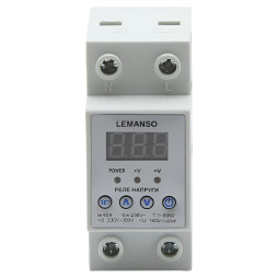 Lemanso voltage relay with thermal protection LM31515-40A "Shield" warranty 5 years