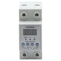 Lemanso voltage relay with thermal protection LM31515-63A "Shield" warranty 5 years