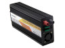 Inverter + charging 10A black housing Lemanso from 12VDC to 230V AC 500W 600VA modified sine wave LM40202 warranty 1 year