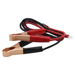 Inverter cable + crocodile clips 4mm2 length 500mm Lemanso LM40254