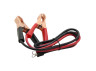 Inverter cable + crocodile clips 6mm2 length 500mm Lemanso LM40255