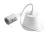 Pendant plastic T-shaped for LED lamp E27 white 1m LMA074 Lemanso