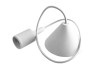 Plastic V-shaped suspension for LED lamp E27 white 1m LMA072 Lemanso