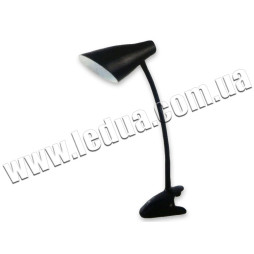 LED table lamp 5W 220V 320lm clothespin, 4 levels of adjustment black/LMN090