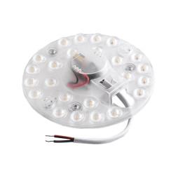 LED modules 2835 24led 165-265V 900lm 12W 6500k magnet/LR105 LEDUA