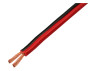 Acoustic wire ШВП 2х0.12 black-red copper