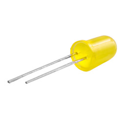 Diodes 5mm matte yellow LEDUA