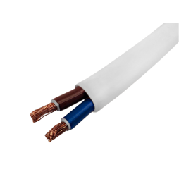 Wire (Cord) ShVVP 2x2.5 White Copper IKK
