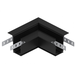 Corner connector for low-voltage built-in busbar black LD2006 Ardero