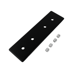 Straight connector for low-voltage overhead busbar black LD2020 Feron