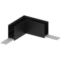 Corner connector for low-voltage overhead busbar black LD2021 Feron