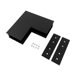 Internal corner connector for low-voltage overhead busbar black LD2022 Feron