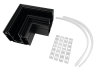 Corner connector for built-in busbar CABM1003 black LD2030 Ardero