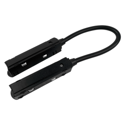 Corner power connector for low-voltage busbar black flexible LD3002 Feron