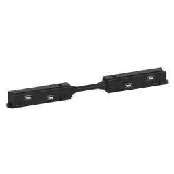 Straight power connector for low-voltage busbar black LD3003 Feron