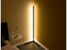 LED corner floor lamp 220V 12W 1512Lm warm color 1400mm black body LEDUA
