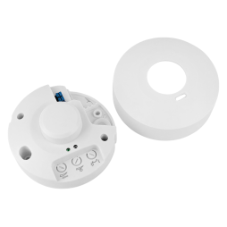 Microwave motion sensor 360° white 110-240V LM6401 Lemanso