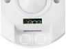 Microwave motion sensor 360° white 110-240V (2 adjustment knobs) LM6402 Lemanso