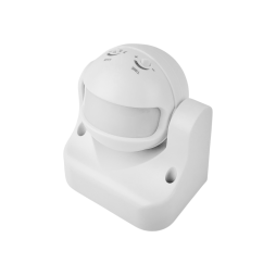 Microwave motion sensor 360° white 110-240V (2 adjustment knobs) LM6403 Lemanso