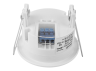 Microwave motion sensor 360° white 110-240V (2 adjustment knobs) LM6404 Lemanso