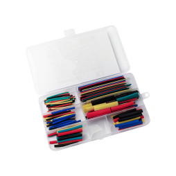 Set of thermo-tubes in a box 40/80mm 164pcs shrinkage coefficient 2:1/LMA2800 Lemanso