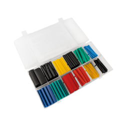 Set of thermo-tubes in a box 45mm 280pcs shrinkage coefficient 2:1/LMA2799 Lemanso