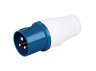 Portable plug LM2000 (VP) Lemanso 16A/3p (2p+n) 220-240V IP44 blue