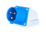 Stationary plug LM2031 (BC) Lemanso 32A/3p (2p+n) 220-240V IP44 blue