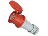 Portable socket LM2024 (GP) Lemanso 16A 4p (3p+n) 380-415V IP44 red