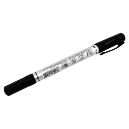 Marker No. 15 double-sided black 1.0 mm and 0.5 mm