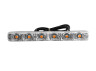Daytime running lights 4014-6smd concave with running turn 12V white LEDUA