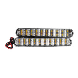 Daytime running lights 5050-20smd white 3030-10smd yellow with turn 12V LEDUA