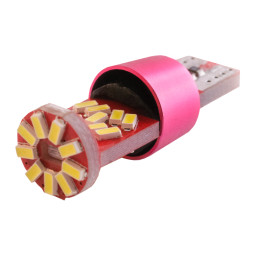 LED car lamp T10-4014-27smd white 12V LEDUA
