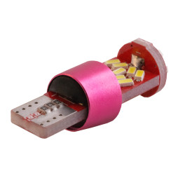 LED car lamp T10-4014-27smd white 12V LEDUA