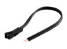 Connector C2542 female black with wire 150mm, 2*(0.1-0.35) LEDUA