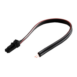 Connector C2541 male black with wire 150mm, 2*(0.1-0.35) LEDUA