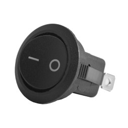 Switch KCD1-101-8 6A 250VAC LSW06 black LEDUA