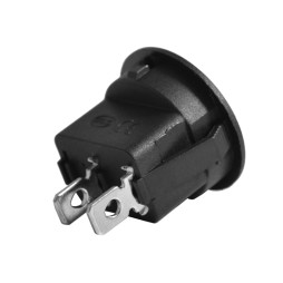 Switch KCD1-101-8 6A 250VAC LSW06 black LEDUA