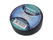 Insulating tape YapI 30 meters 0.1x19mm black LMA403 Lemanso