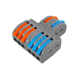 Connecting terminal (2+6) double-sided LMA2626 color flags Lemanso