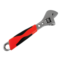Adjustable wrench 8"/200mm with rubberized handle LTL90016 Lemanso